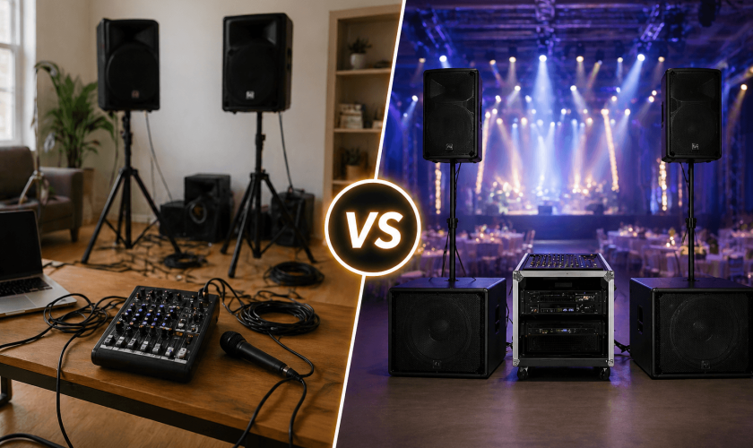 DIY Sound Setup vs Hiring a PA System- Pros & Cons